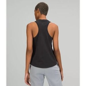 NWOT Lululemon Black Pima Cotton Racerback Tank Size 10